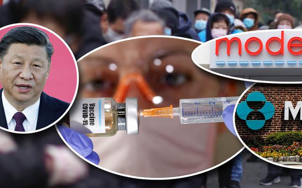Xi Jinping, vacina covid-19 e laboratórios Moderna Inc e Merck & Co