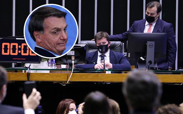 Jair Bolsonaro e Plenário da Câmara dos Deputados