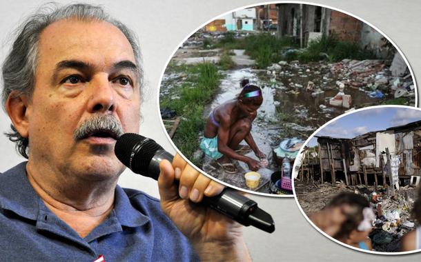 Aloízio Mercadante e cenas de pobreza