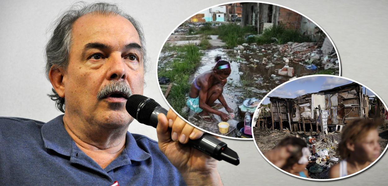 Aloízio Mercadante e cenas de pobreza