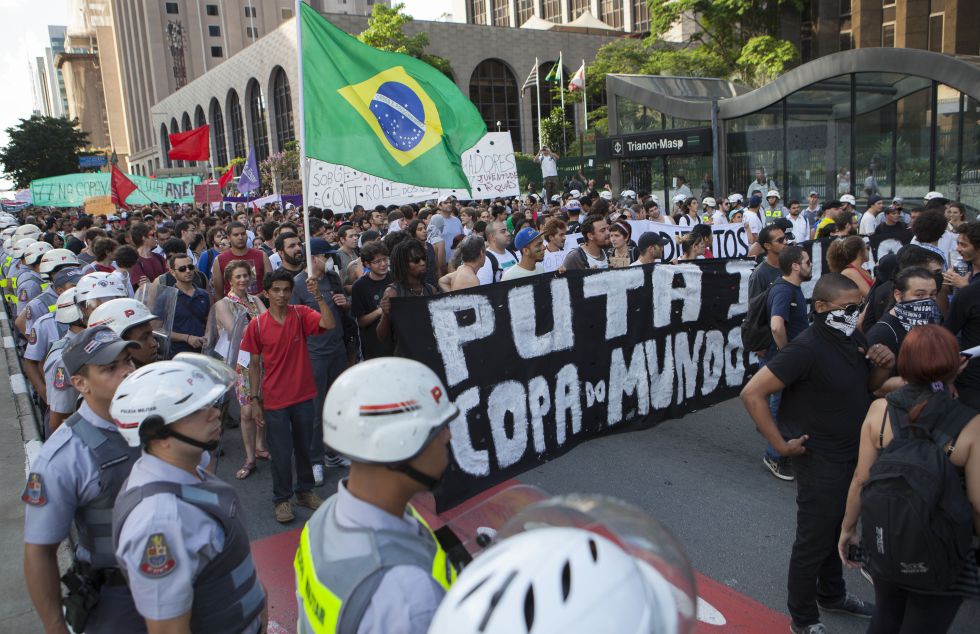 Manifestação contra a copa de 2014