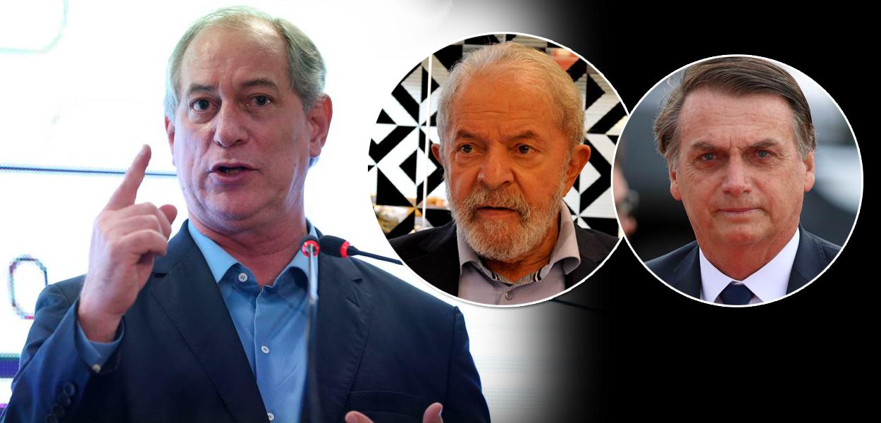 Ciro Gomes, Lula e Jair Bolsonaro