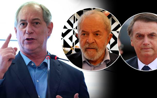 Ciro Gomes, Lula e Jair Bolsonaro