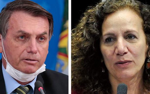 Jair Bolsonaro e Jandira Feghali