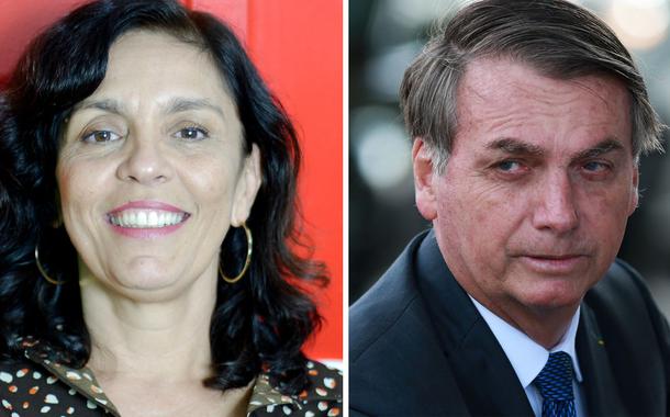 Cynara Menezes e Jair Bolsonaro