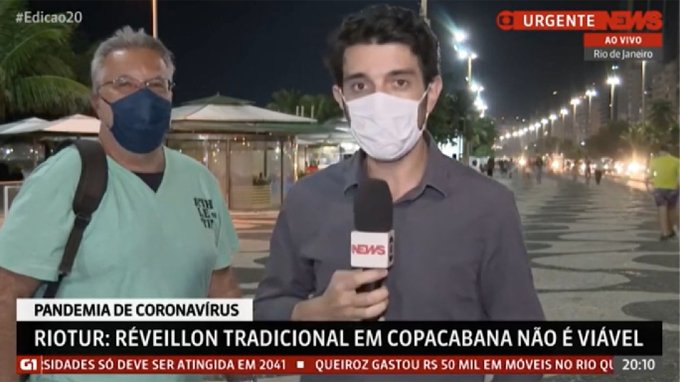 Repórter da Globonews é interrompido por gritos de 'Globo lixo'