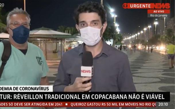 Repórter da Globonews é interrompido por gritos de 'Globo lixo'