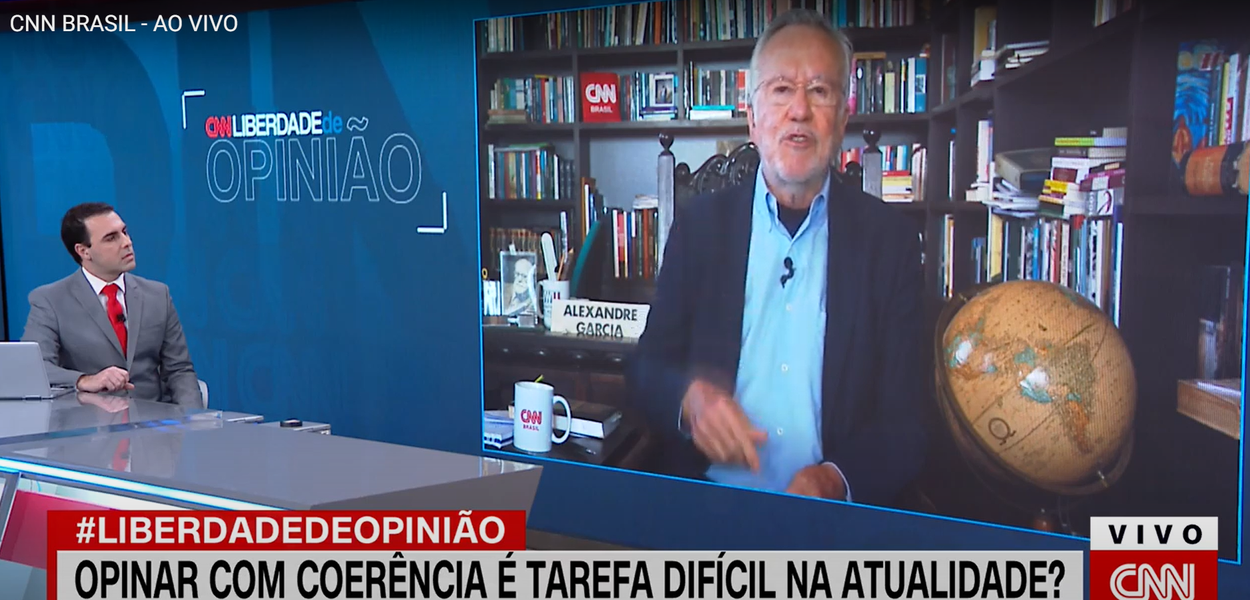 Jornalista Alexandre Garcia comenta na CNN