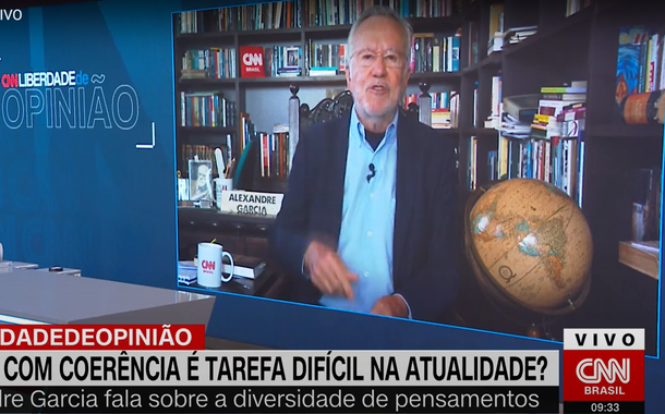 Jornalista Alexandre Garcia comenta na CNN