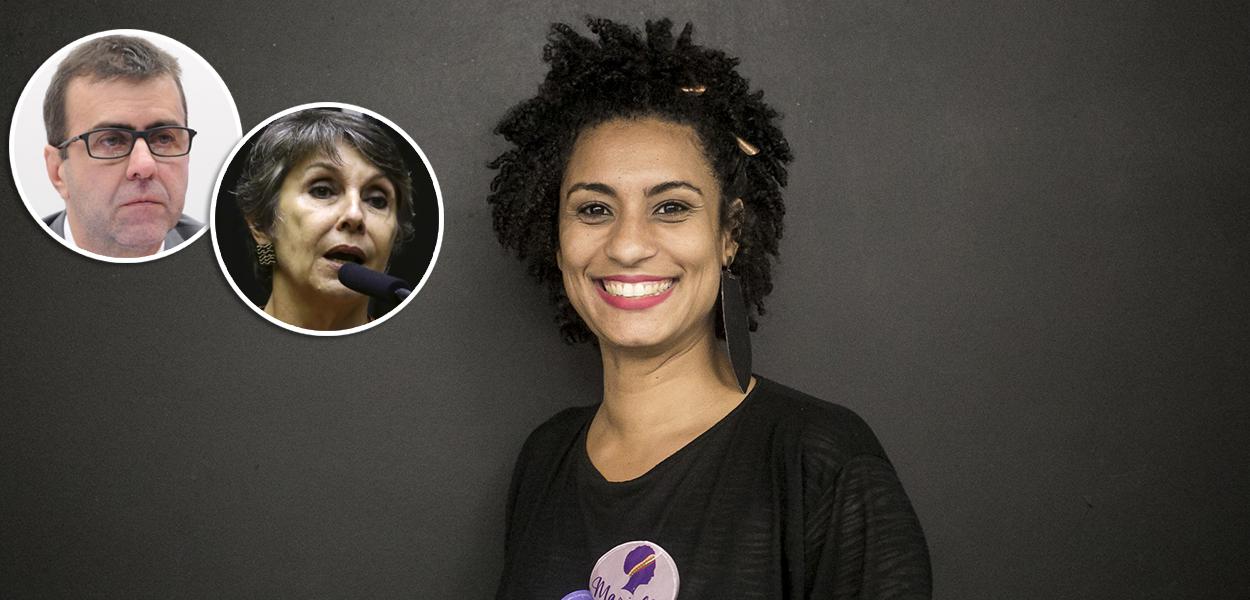 Marcelo Freixo, Erika Kokay e Marielle Franco