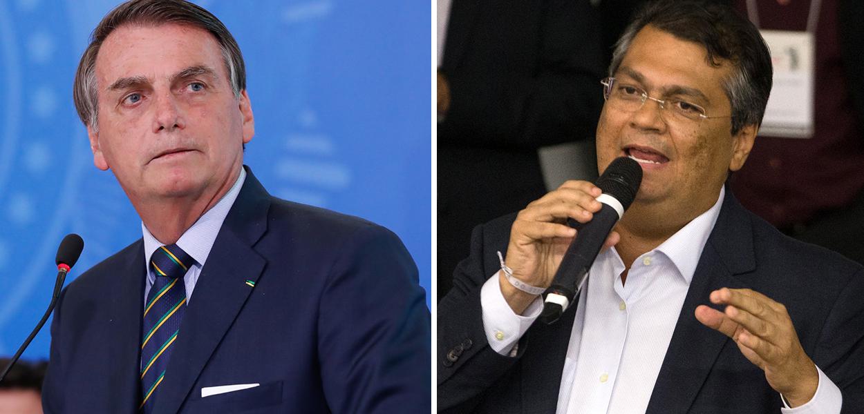 Jair Bolsonaro e Flávio Dino (Foto: PR | LULA MARQUES) Jair Bolsonaro e Flávio Dino