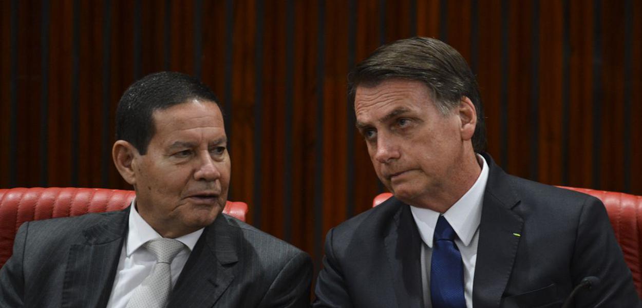 Hamilton Mourão e Jair Bolsonaro