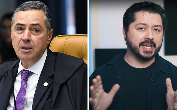 Ministro Roberto Barroso e o biólogo Atila Iamarino