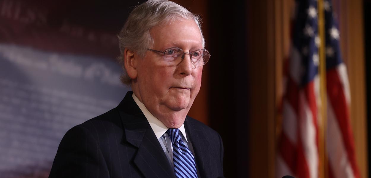 O republicano Mitch McConnell