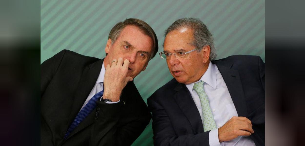 Jair Bolsonaro e Paulo Guedes