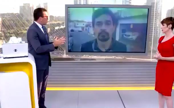 Rodrigo Bocardi toma invertida de metroviário