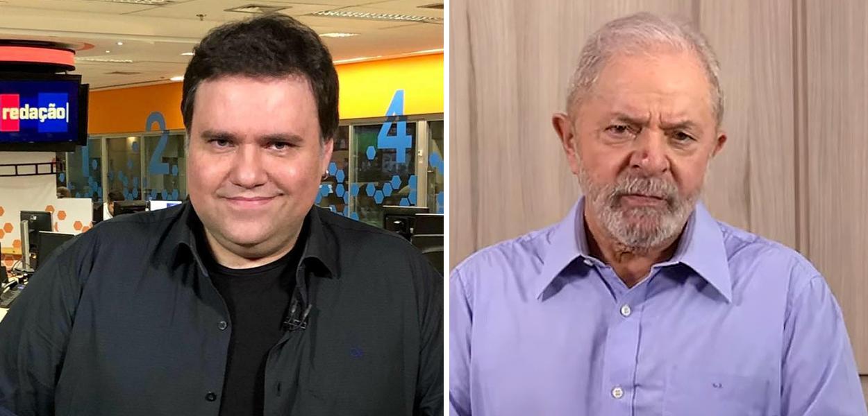 Rodrigo Rodrigues e o ex-presidente Lula