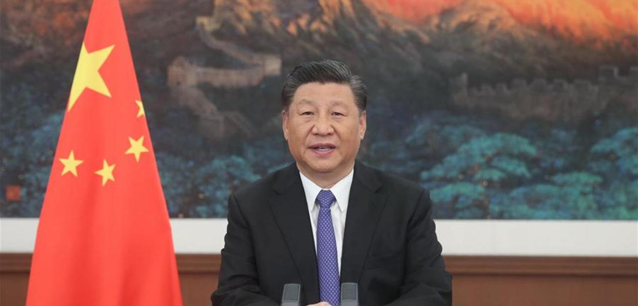Xi Jinping em videoconferência instala reunião de Banco Asiático de Investimento e Infraestrutura