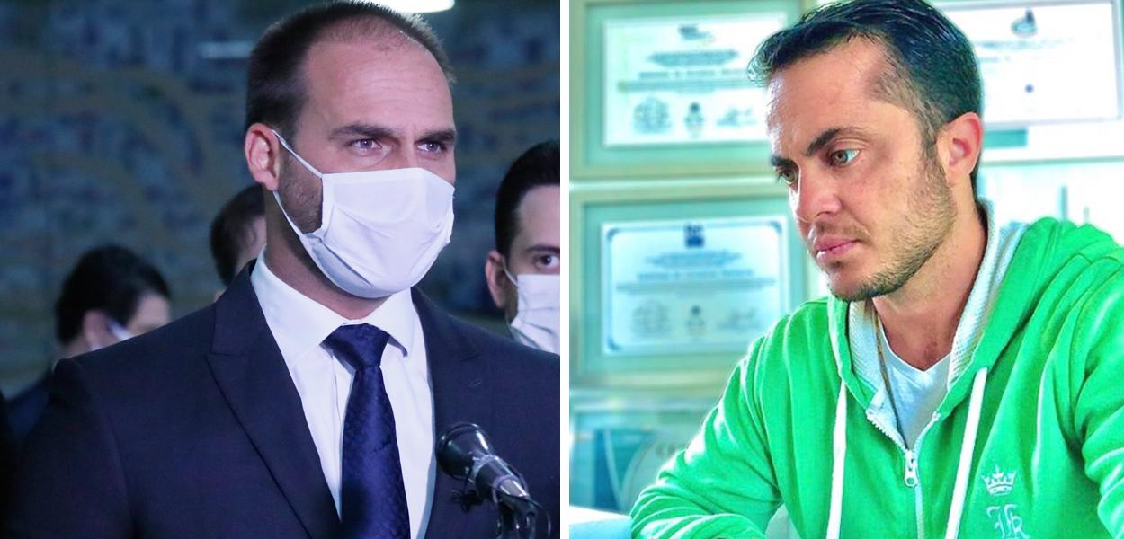 Eduardo Bolsonaro e Thammy Miranda