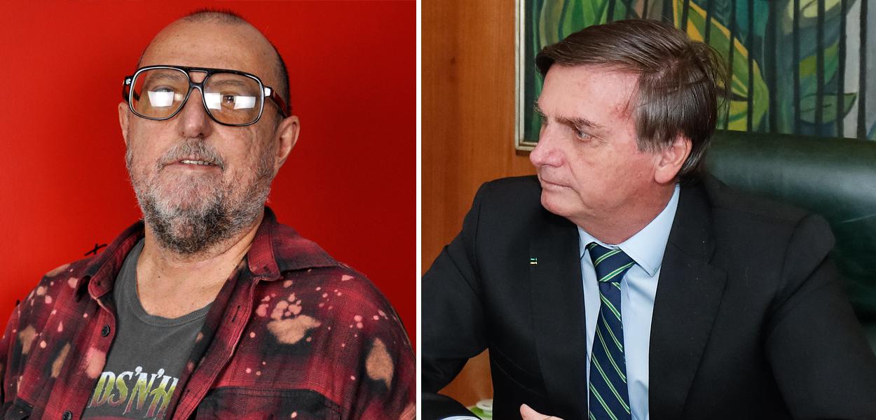 Xico Sá e Jair Bolsonaro