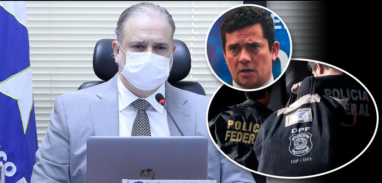 Augusto Aras, Sergio Moro e Polícia Federal