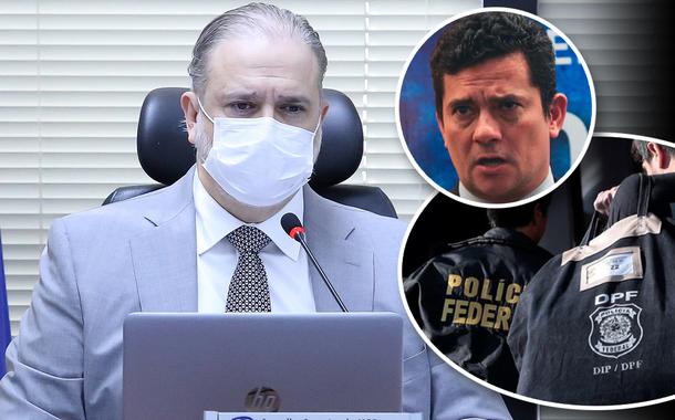 Augusto Aras, Sergio Moro e Polícia Federal