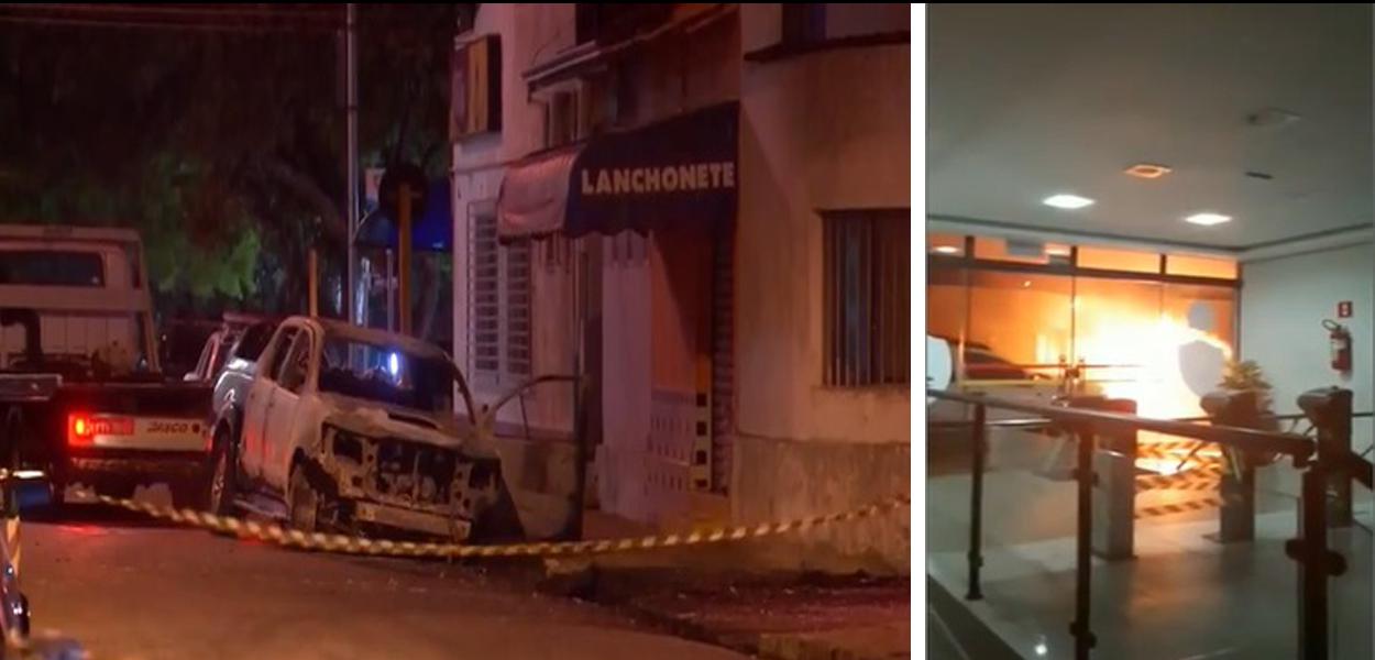 Criminosos fazem ao menos três ataques simultâneos em Botucatu