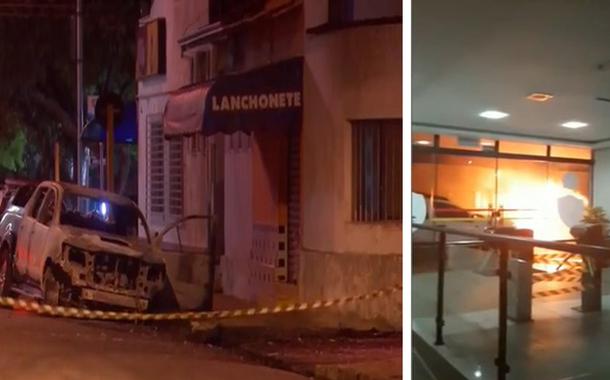 Criminosos fazem ao menos três ataques simultâneos em Botucatu