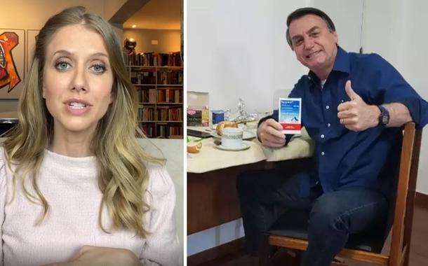 Gabriela Prioli e Jair Bolsonaro