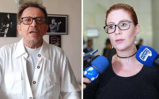 Tom Zé e Carla Zambelli