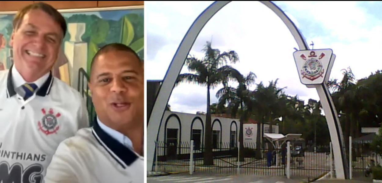 Jair Bolsonaro e Marcelinho Carioca