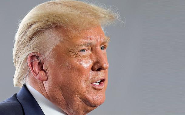 Trump durante evento eme Midland, Texas 29/7/2020