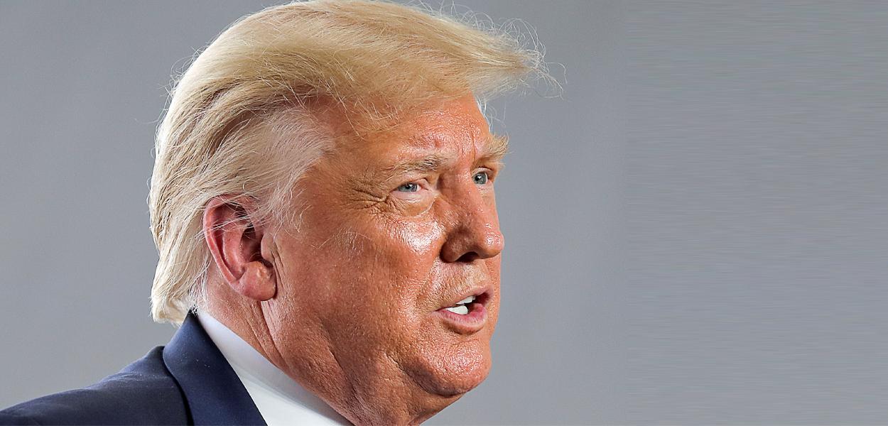 Trump durante evento eme Midland, Texas 29/7/2020