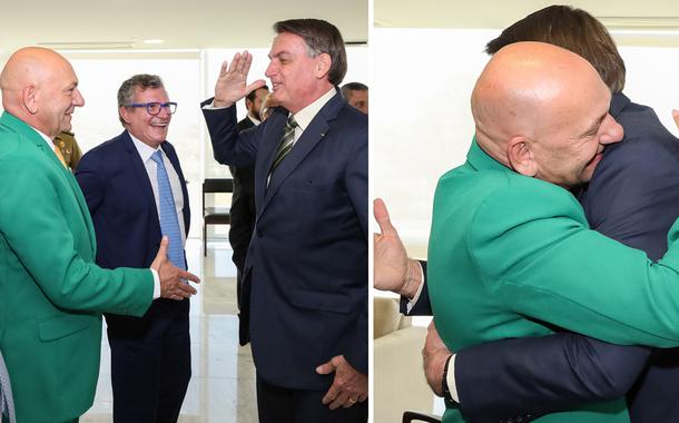 Luciano Hang e Jair Bolsonaro