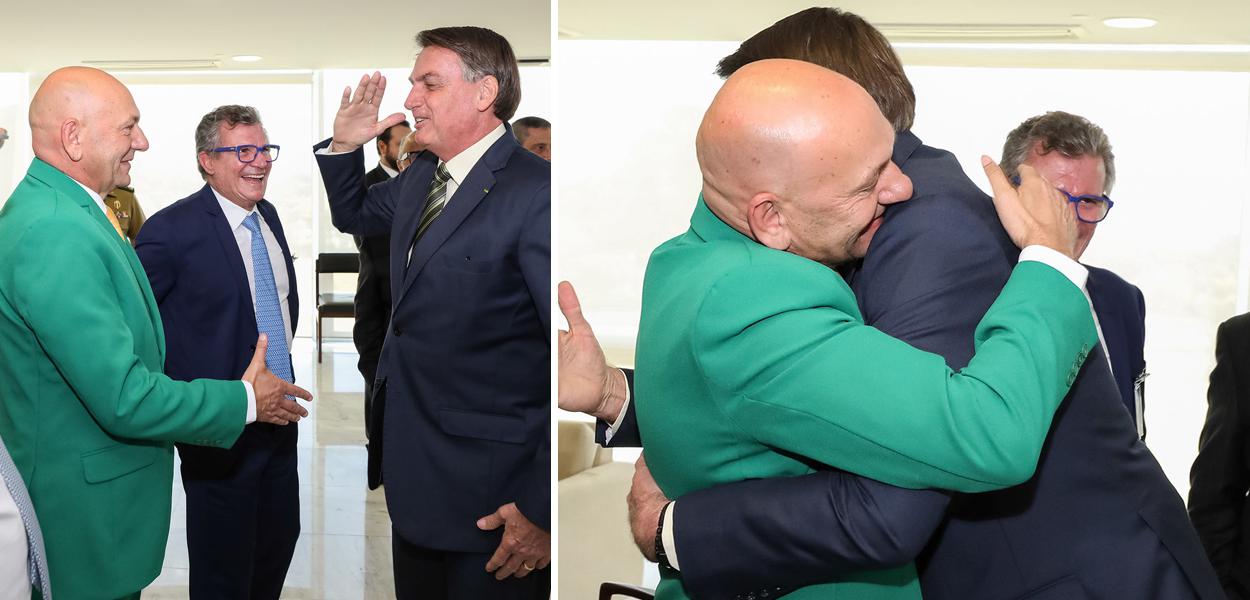 Luciano Hang e Jair Bolsonaro