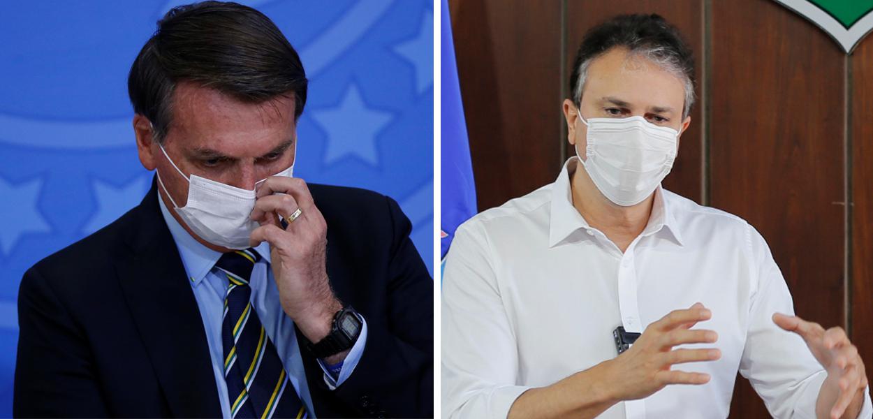 Jair Bolsonaro e Camilo Santana