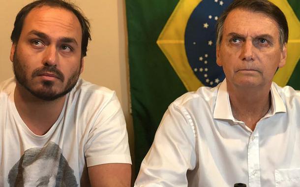 Carlos e Jair Bolsonaro