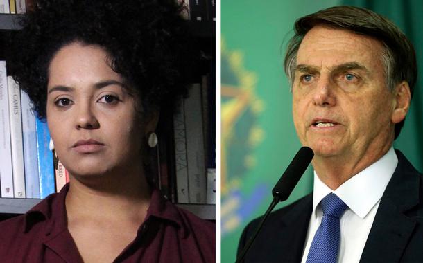 Bianca Santana e Jair Bolsonaro