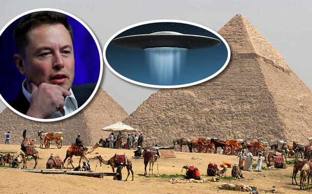 Elon Musk, OVNI e Pirâmides egípcias
