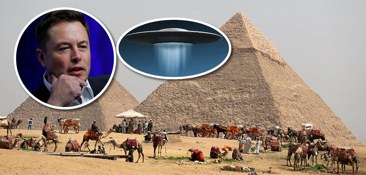 Elon Musk, OVNI e Pirâmides egípcias