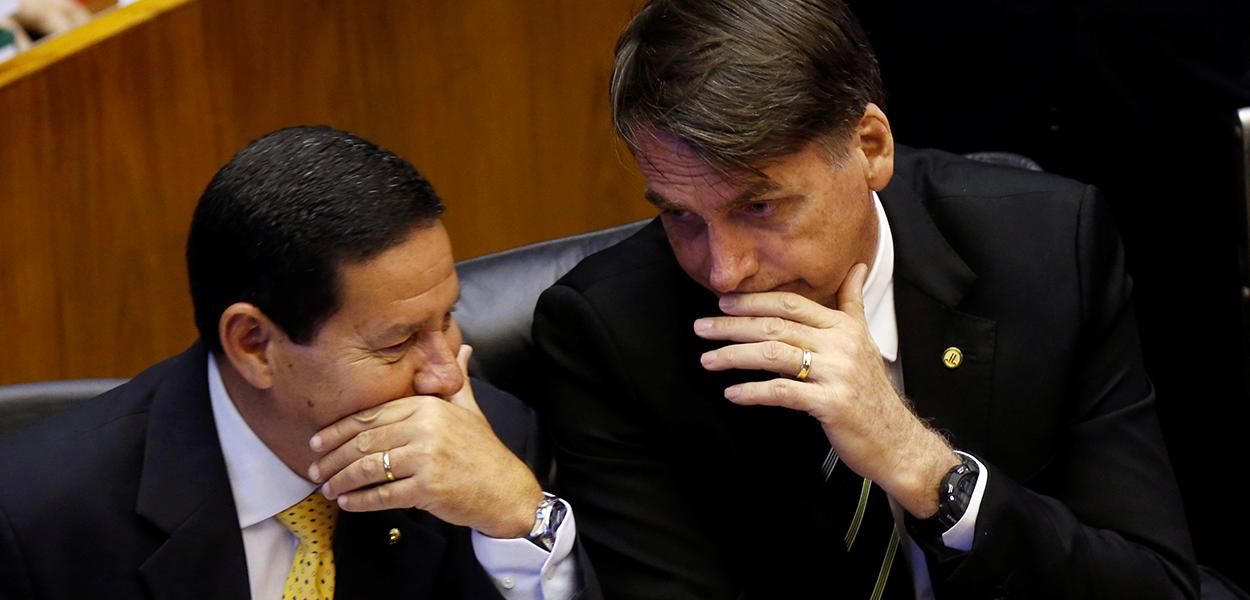 Hamilton Mourão e Jair Bolsonaro