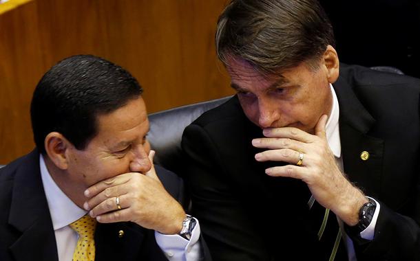 Hamilton Mourão e Jair Bolsonaro