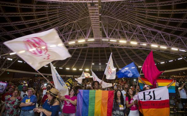 Porto Alegre/RS - Assembléia dos movimentos sociais marca o encerramento  do Fórum Social Temático, em Porto Alegre (Marcelo Camargo/Agência Brasil)