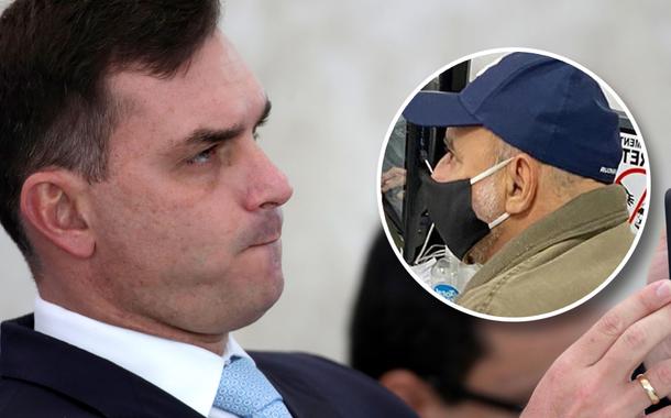 Flávio Bolsonaro e Fabrício Queiroz