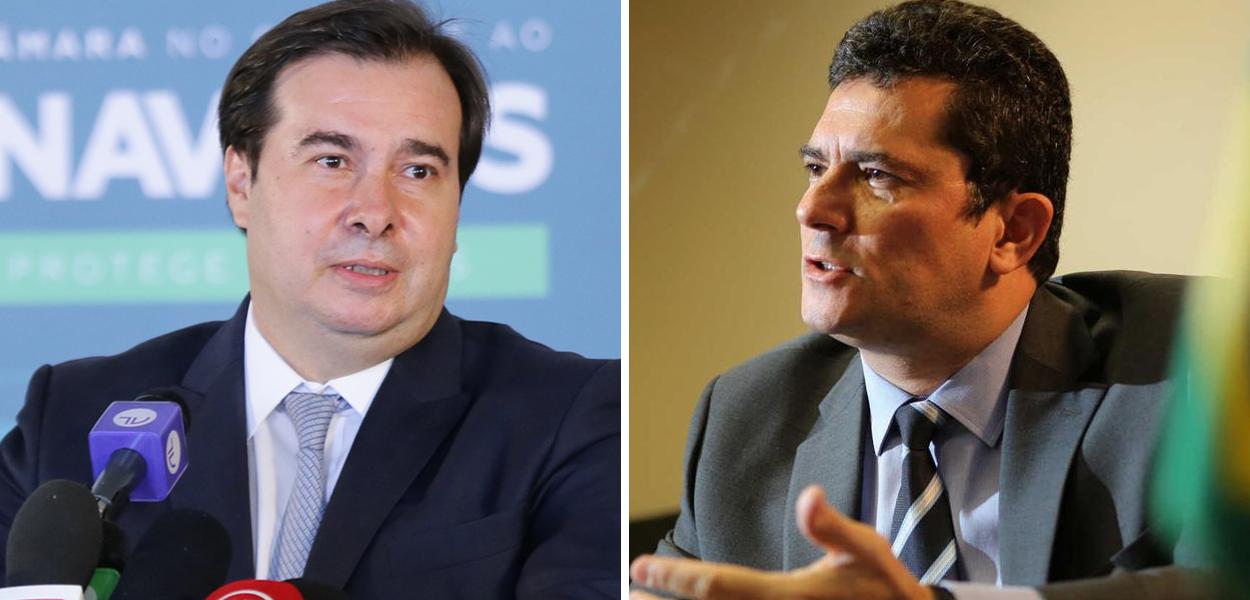 Rodrigo Maia e Sérgio Moro