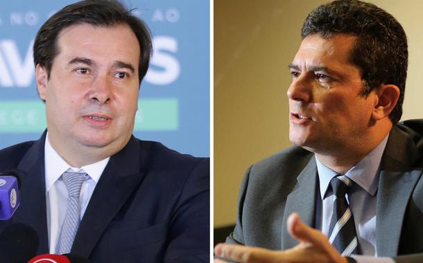 Rodrigo Maia e Sérgio Moro