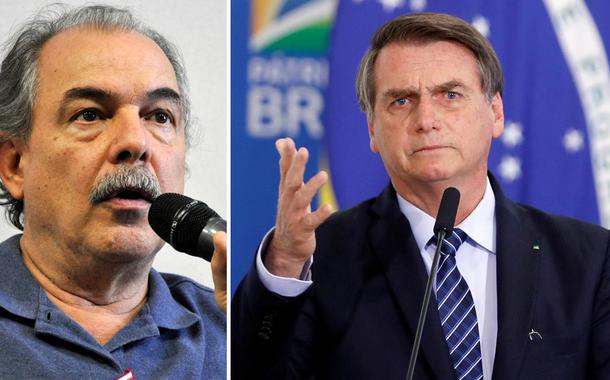 Aloízio Mercadante e Jair Bolsonaro