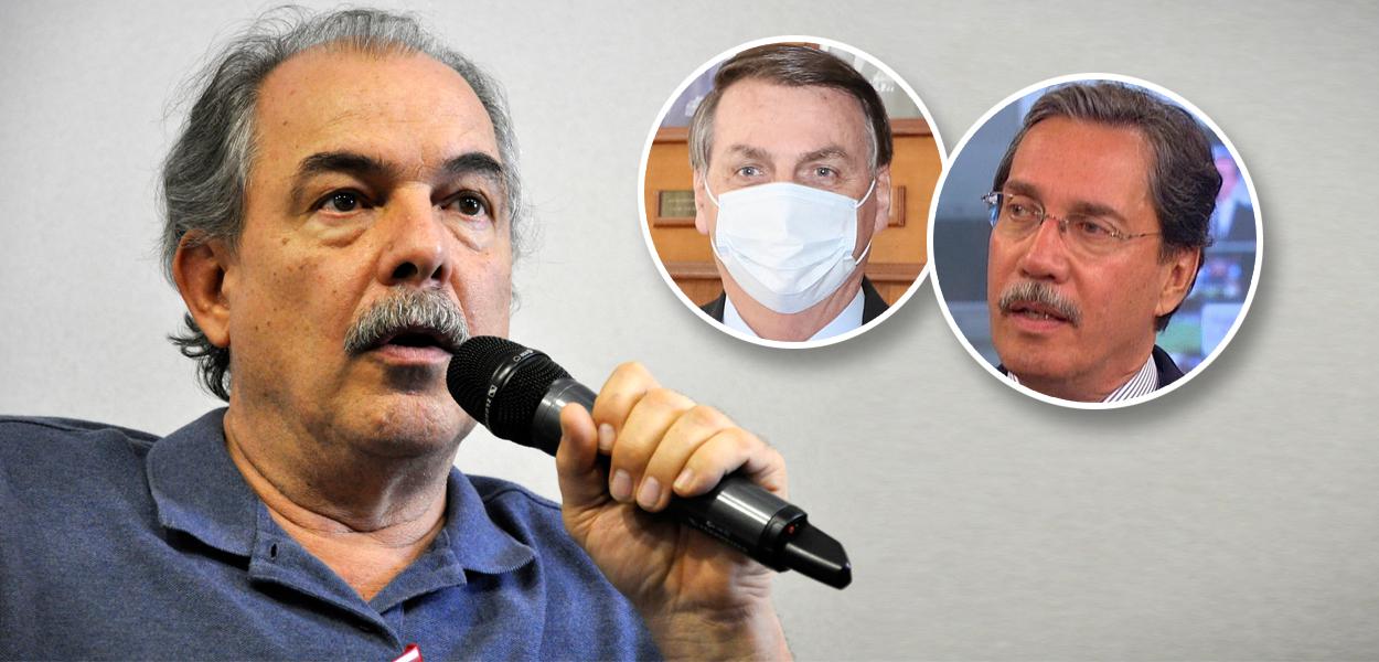 Aloízio Mercadante, Jair Bolsonaro e Merval Pereira