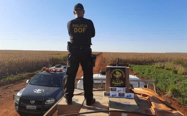 Carga de cigarros contrabandeados é apreendida