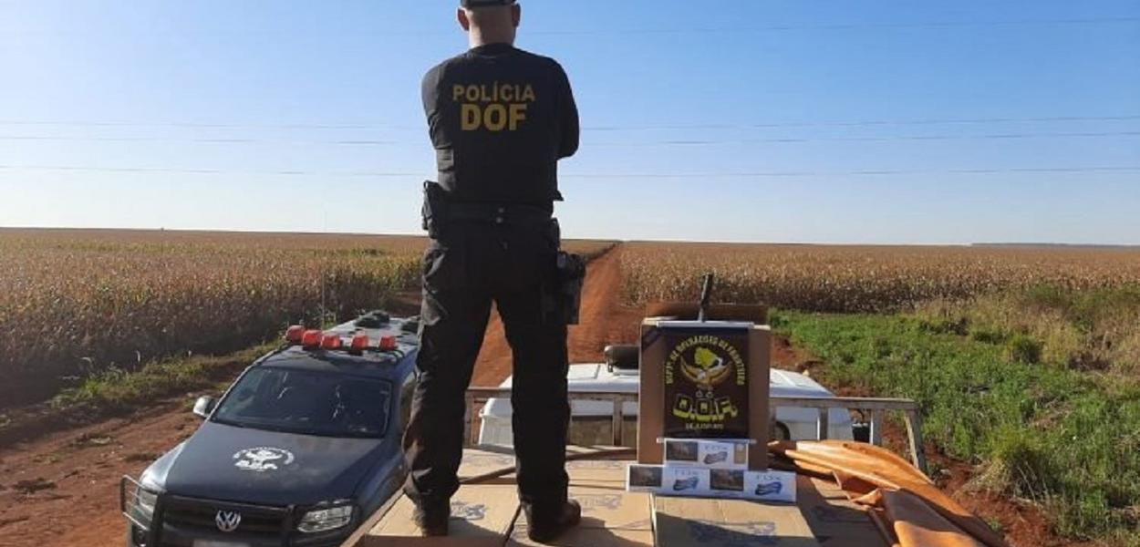 Carga de cigarros contrabandeados é apreendida